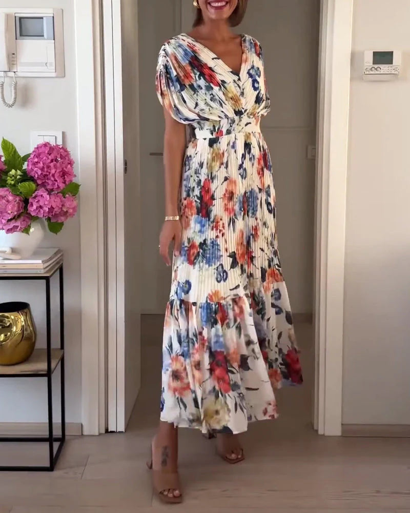 FLORELE - ELEGANT FLORAL DRESS