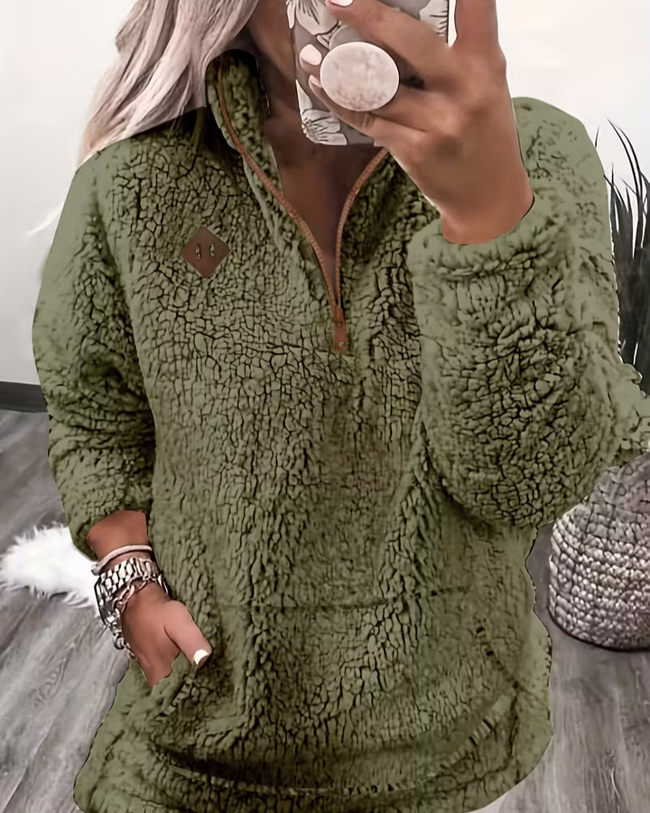 DARAMA - COZY FLEECE LINED SWEATER