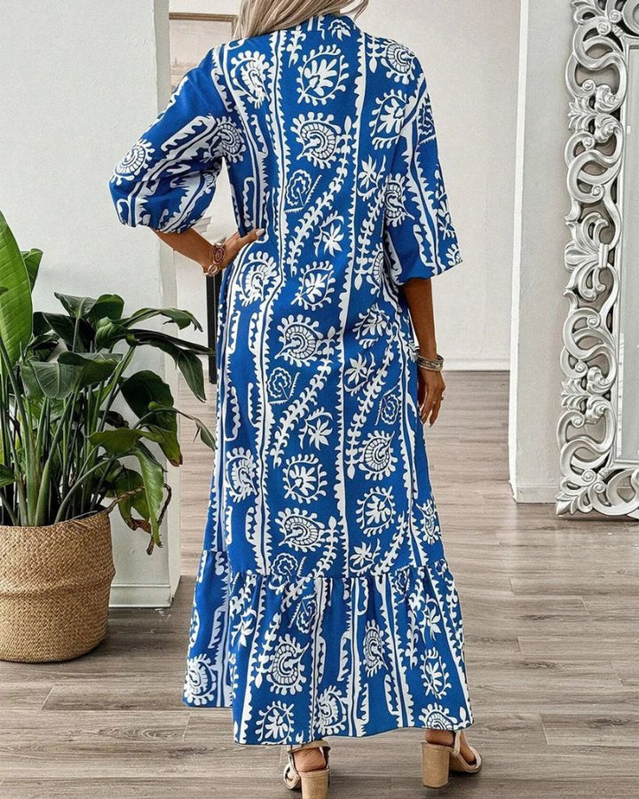 CALIMERA - BOHO PRINTED DRESS
