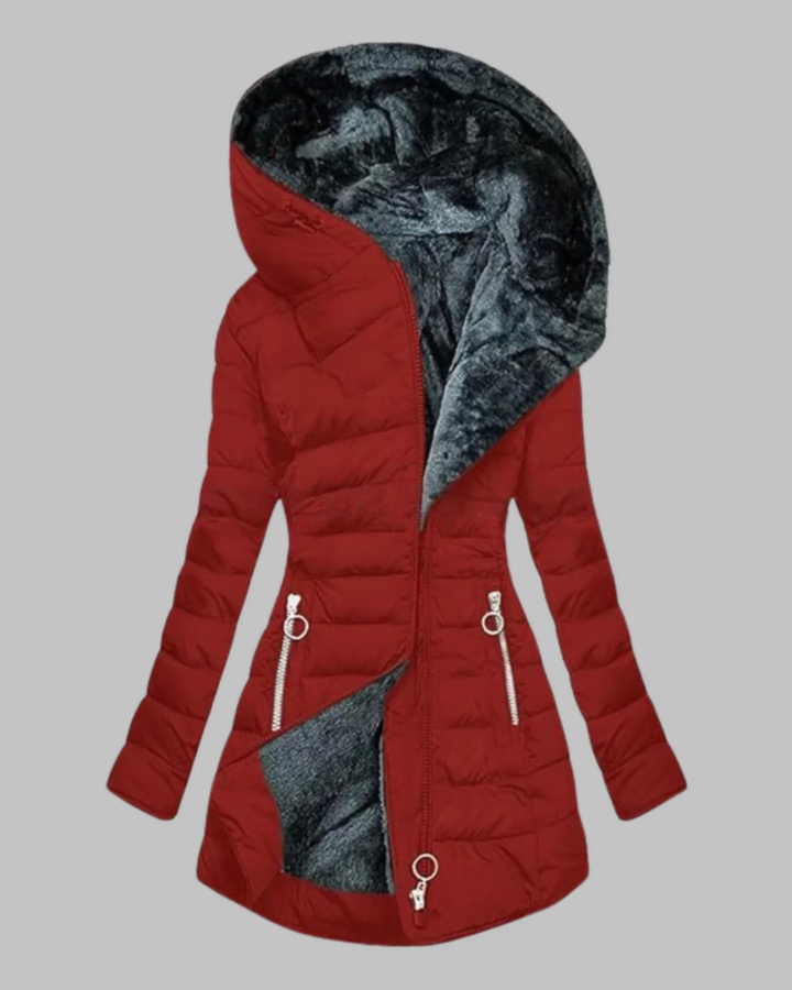 AYANE - Casual Slim Fit Hooded Long Sleeve Jacket