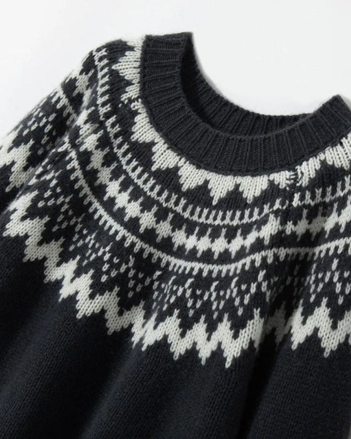 BARIA - O-NECK KNITTED SWEATER