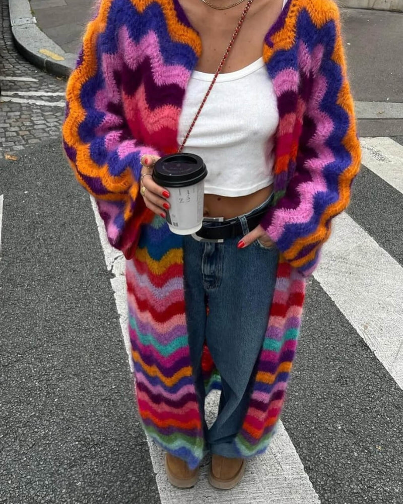 MAEVIS - ELEGANT COLORFUL CARDIGAN