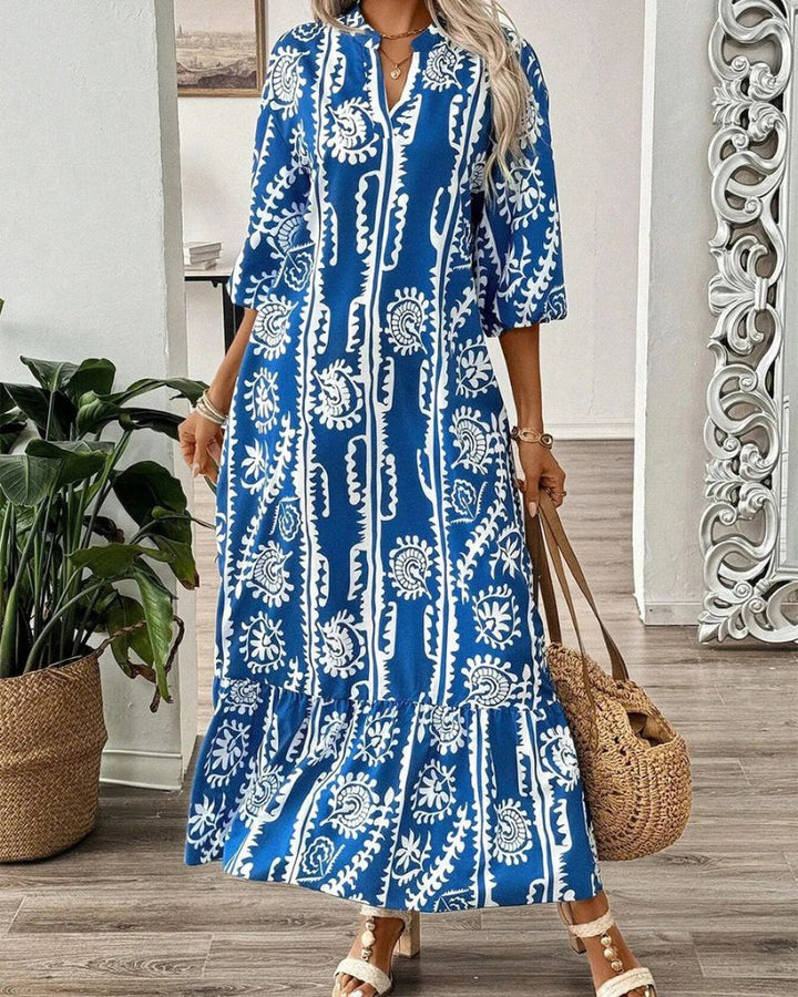CALIMERA - BOHO PRINTED DRESS