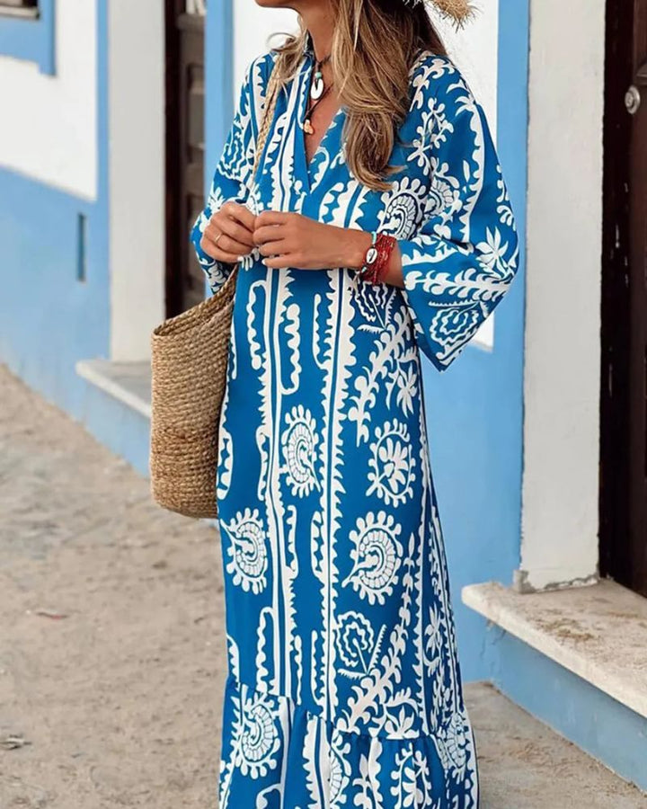 CALIMERA - BOHO PRINTED DRESS