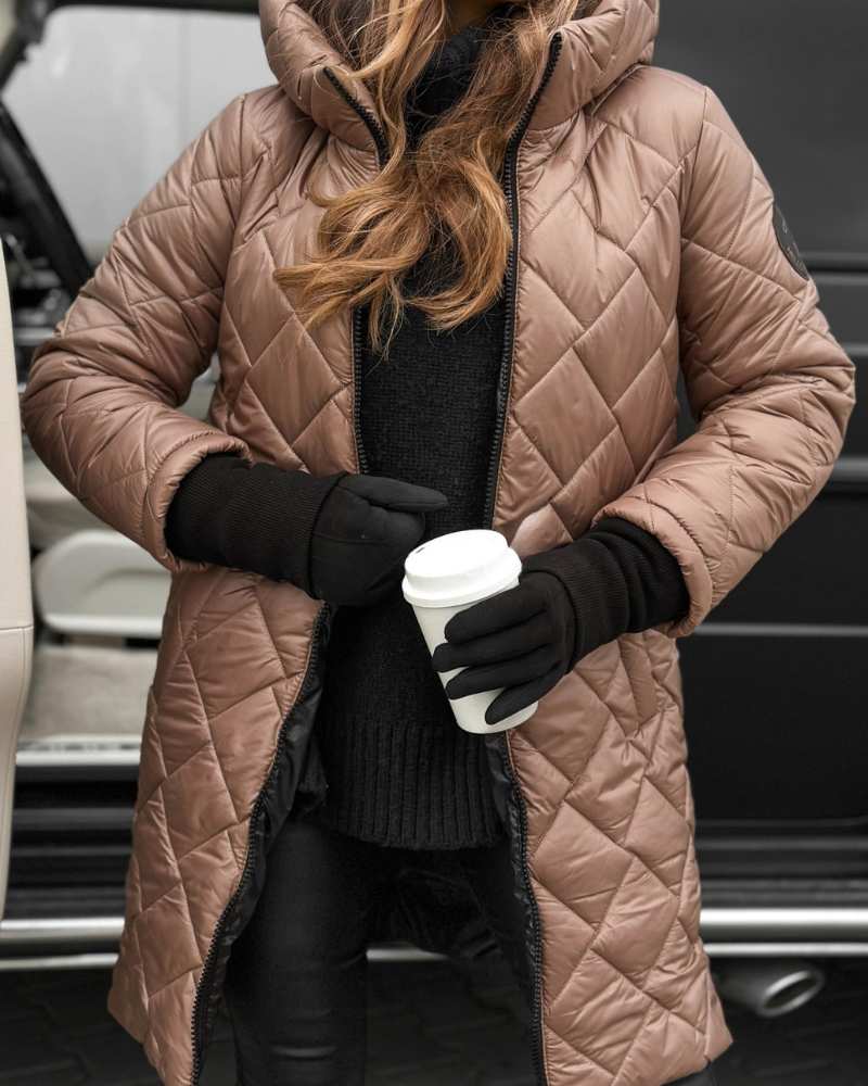 FOREST WALK - Long Quilted Jacket