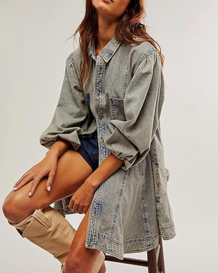 CERELA - DENIM DRESS