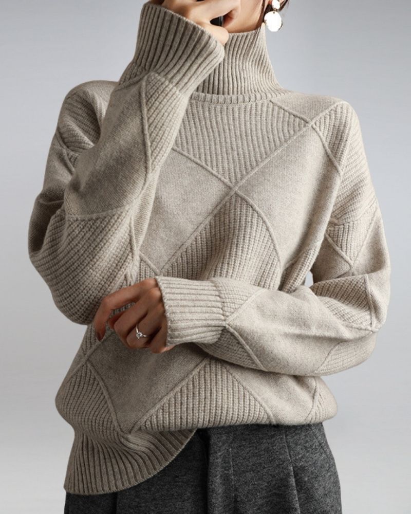 ADELIA -Chic Turtleneck Jumper