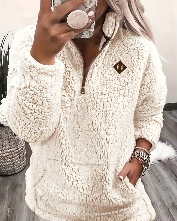 DARAMA - COZY FLEECE LINED SWEATER