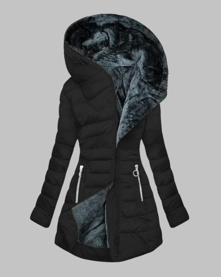 AYANE - Casual Slim Fit Hooded Long Sleeve Jacket