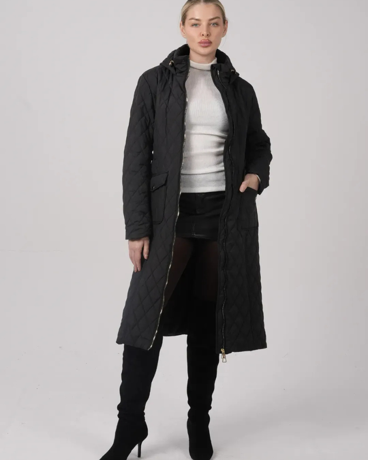 DEBARA - LONG QUILTED JACKET