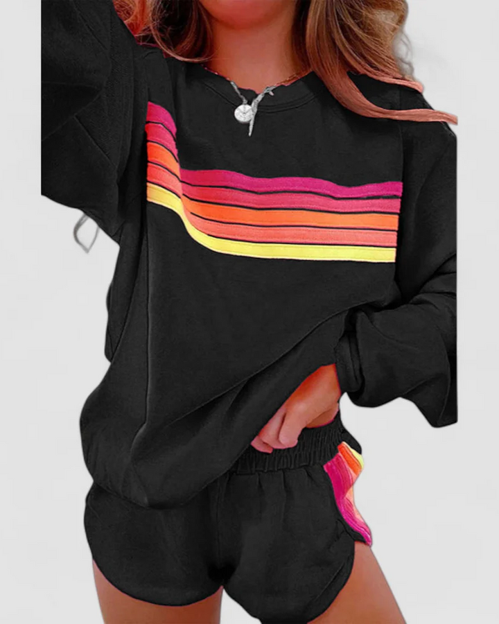 JOVIE - Striped Pajama Set