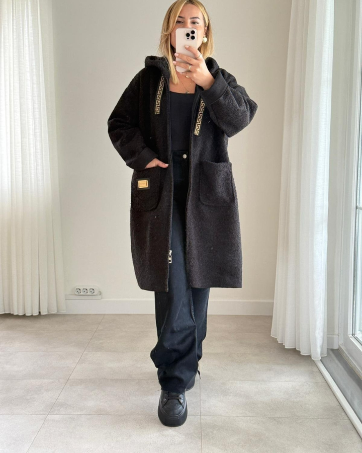 JARASA - WARM HOODED COAT