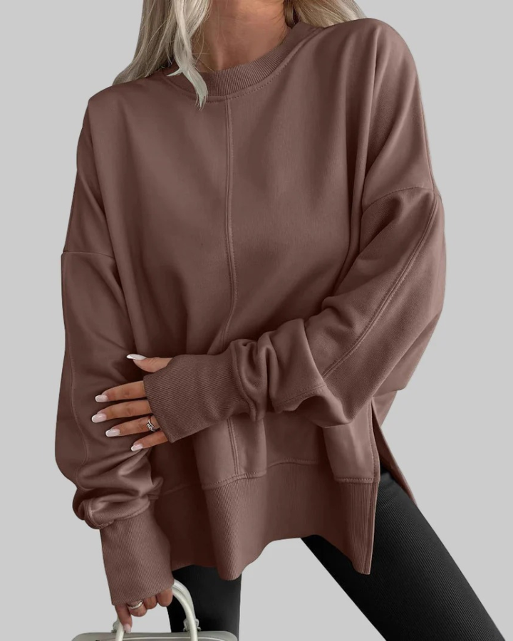 GWEN - Comfy Oversized Long Sleeve Sweatshirt