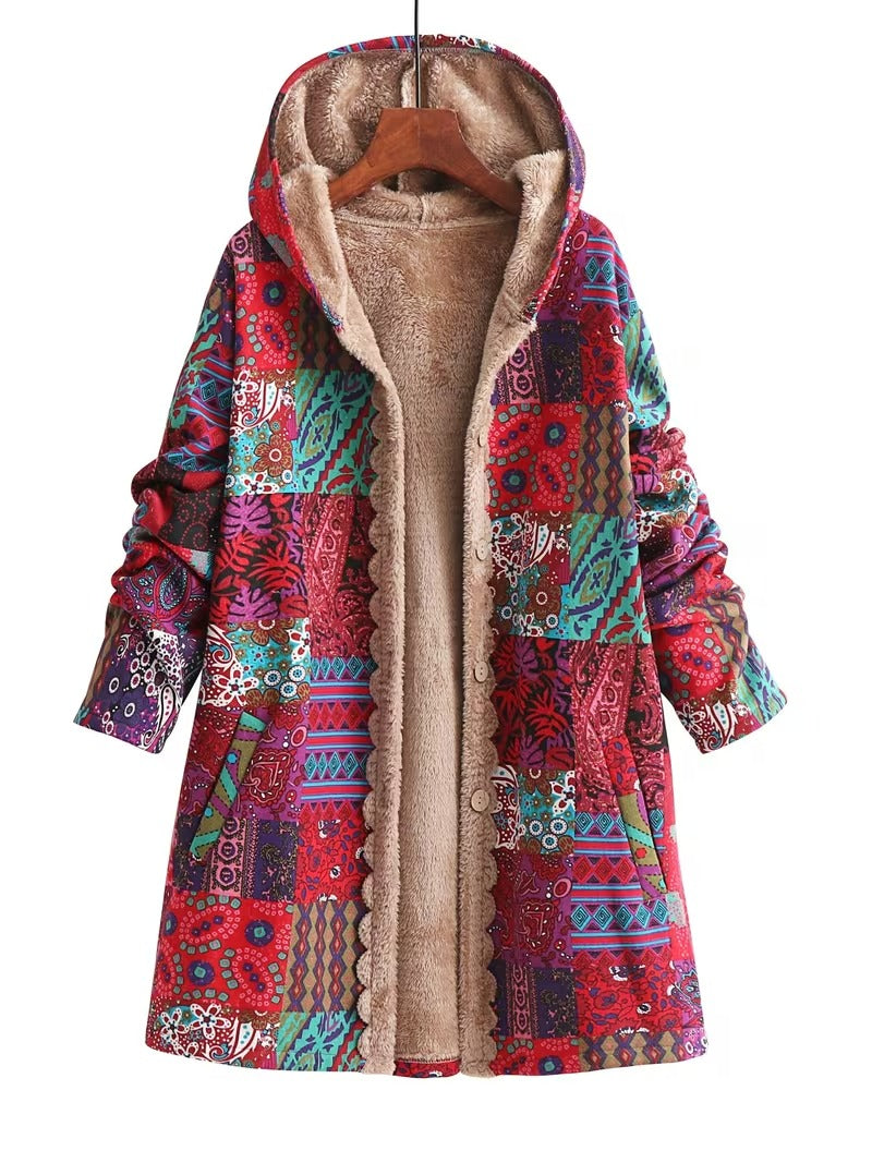 ARONADA - Fleece-Lined Hooded Coat