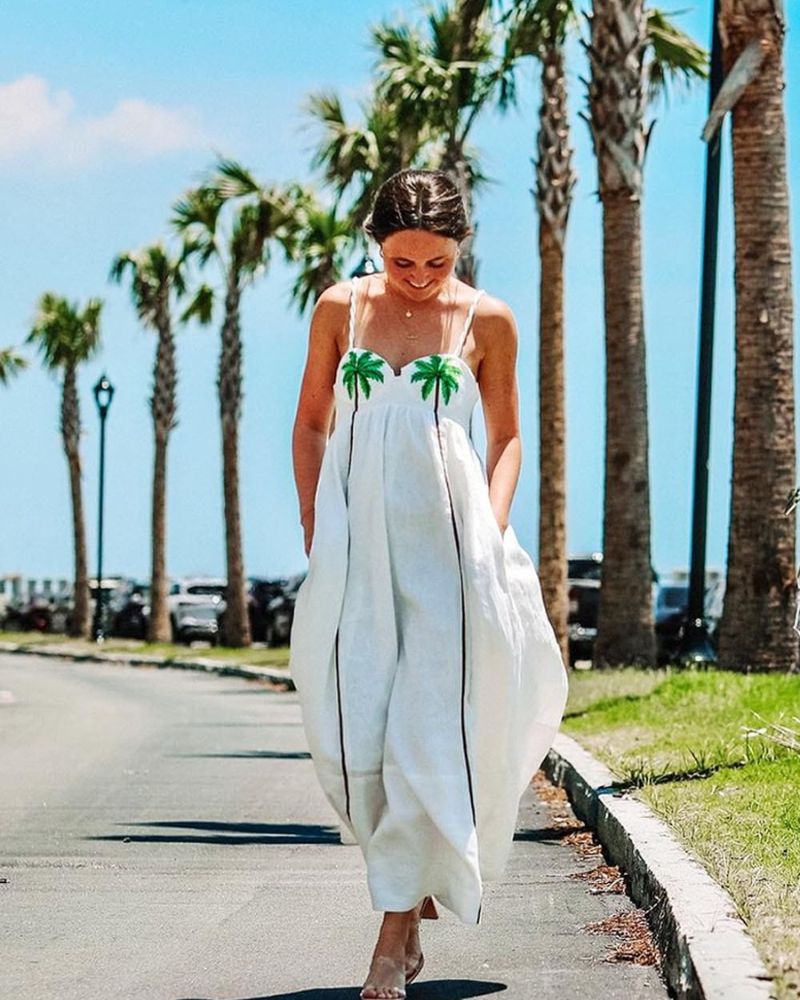 PALM OASIS - SLIP DRESS