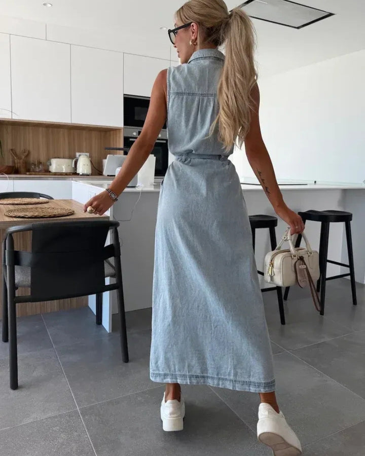 ISARELE - STYLISH DENIM DRESS