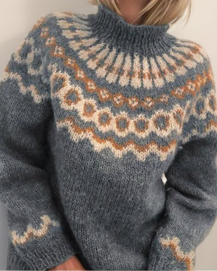 INGE - High Neck Chunky and cosy sweater