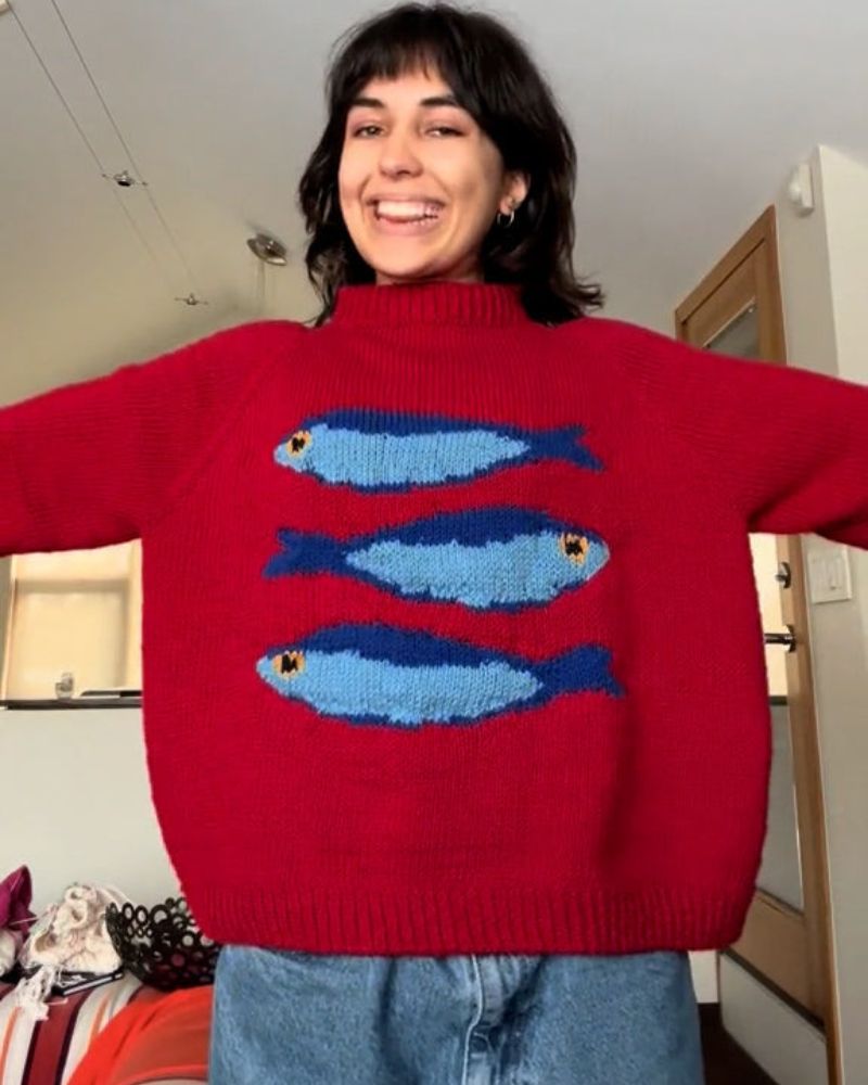 HADEIA - FISH SWEATER