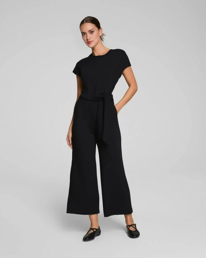JULINA - High-Waisted Wide-Leg Jumpsuit