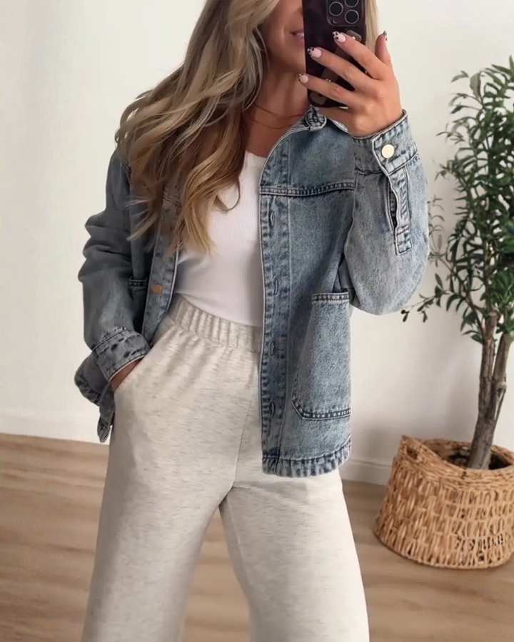 CLAUDIA - Casual Denim Jacket