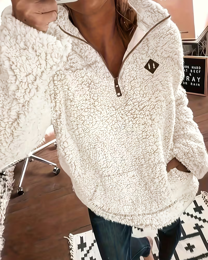 DARAMA - COZY FLEECE LINED SWEATER