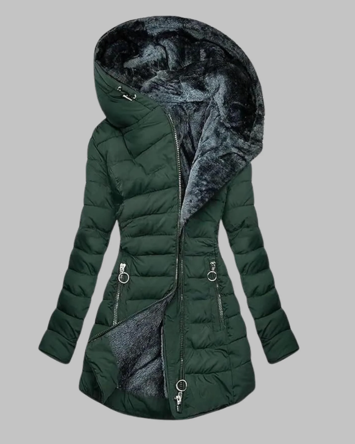 AYANE - Casual Slim Fit Hooded Long Sleeve Jacket