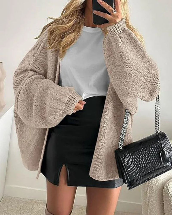 ANARIA - Oversized Knit Cardigan Sweater
