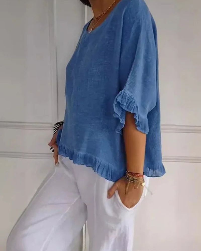 NABILA - STYLISH LINEN SHIRT