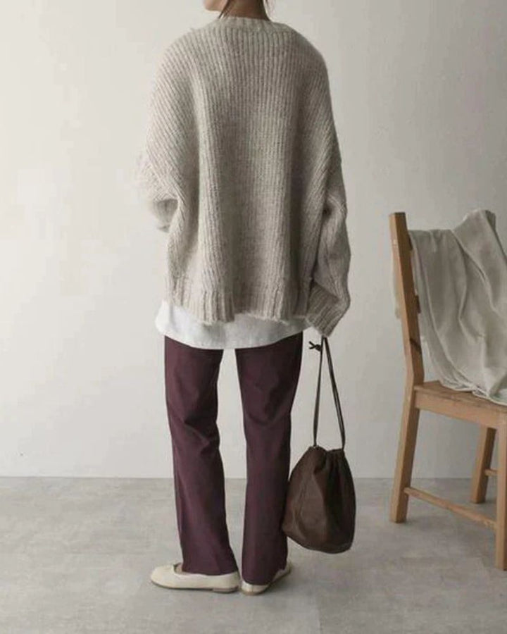 MAEVE - Oversized sweater with pocket front