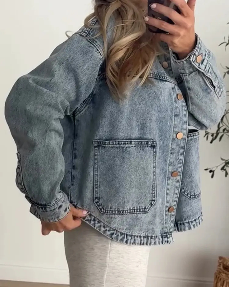 CLAUDIA - Casual Denim Jacket
