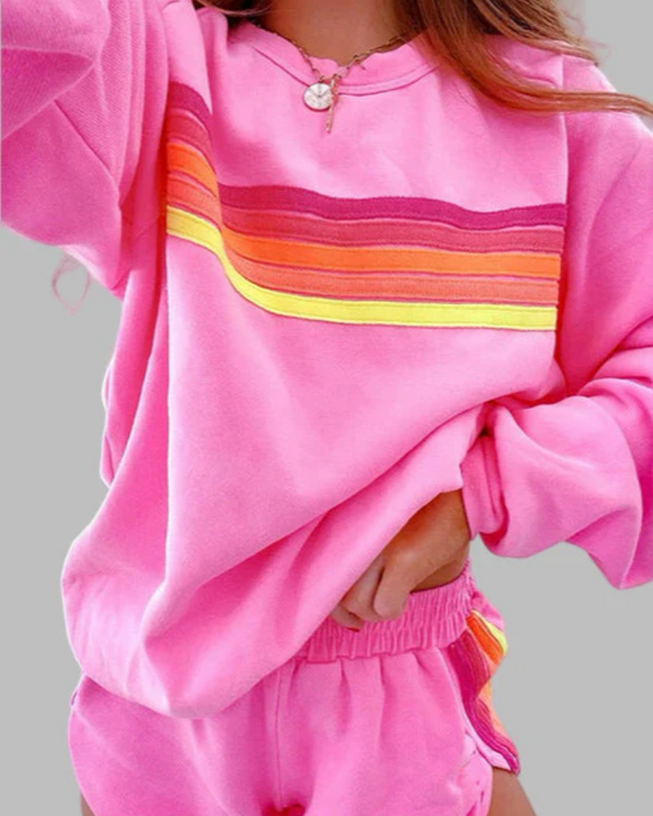 JOVIE - Striped Pajama Set