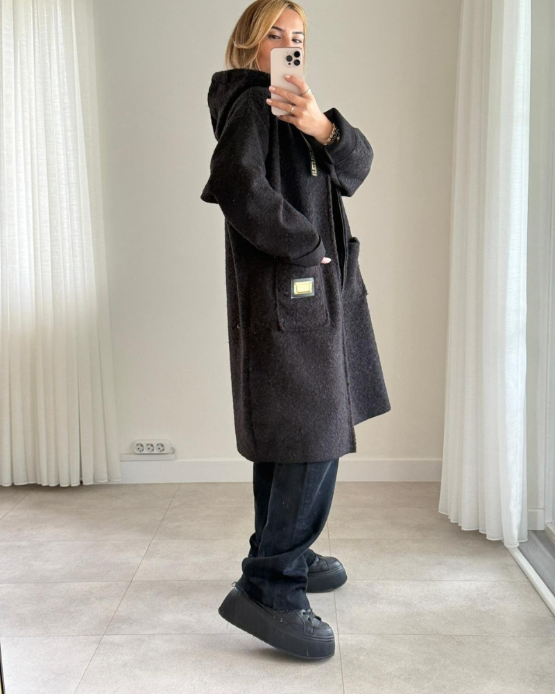 JARASA - WARM HOODED COAT