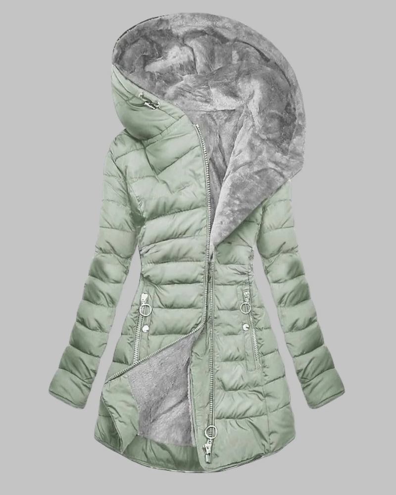 AYANE - Casual Slim Fit Hooded Long Sleeve Jacket