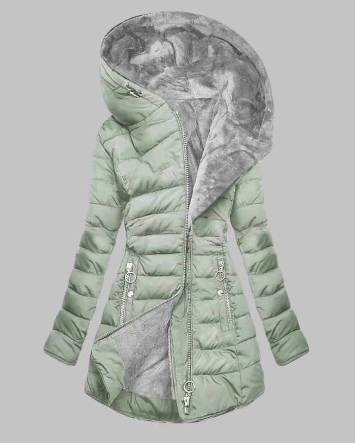 AYANE - Casual Slim Fit Hooded Long Sleeve Jacket