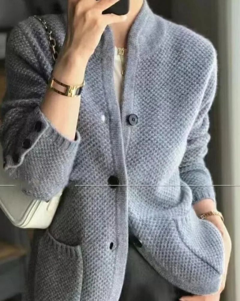 SARAE - Women's wool thick sweater jacket