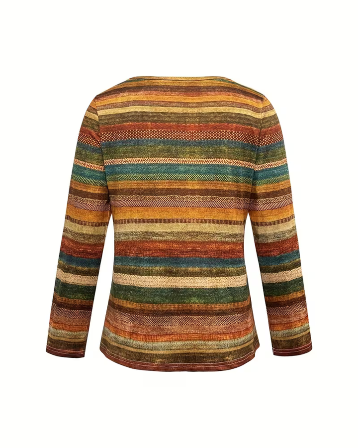 BENAMA - Colorful Striped Top