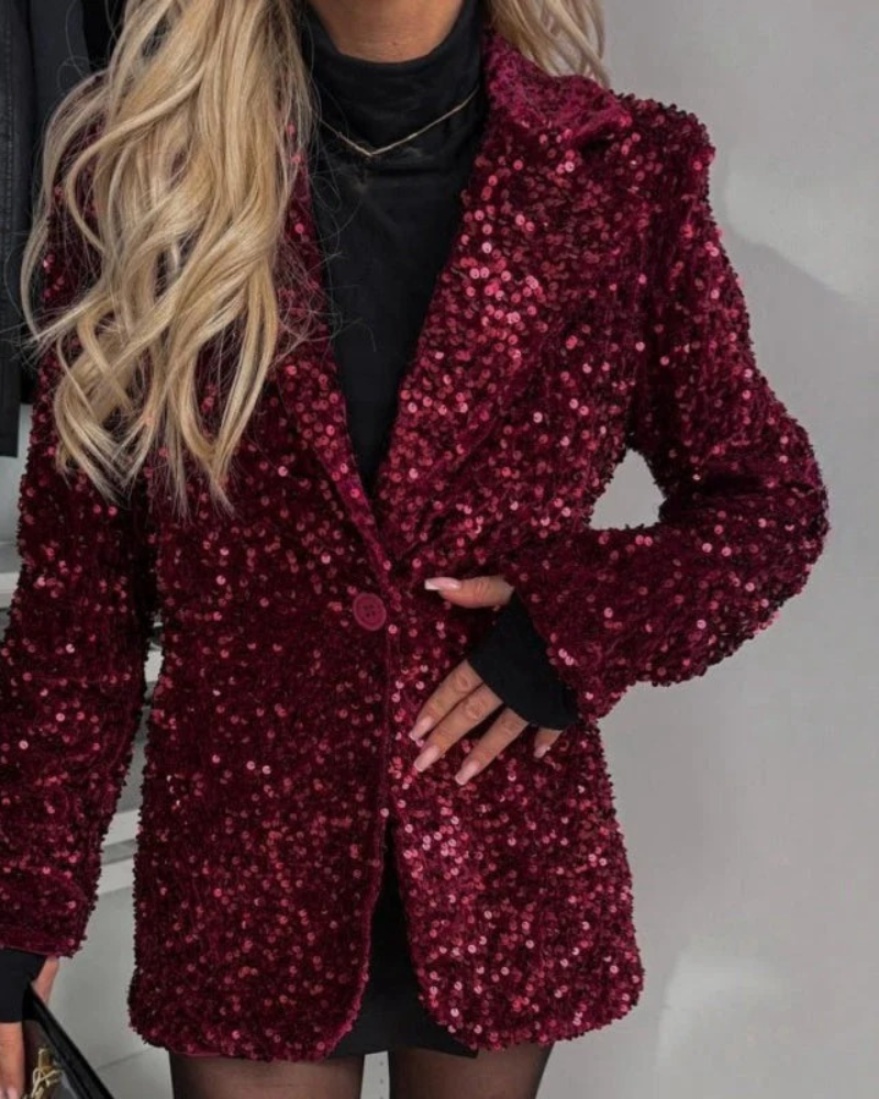 SHINEA - SPARKLY BLAZER JACKET
