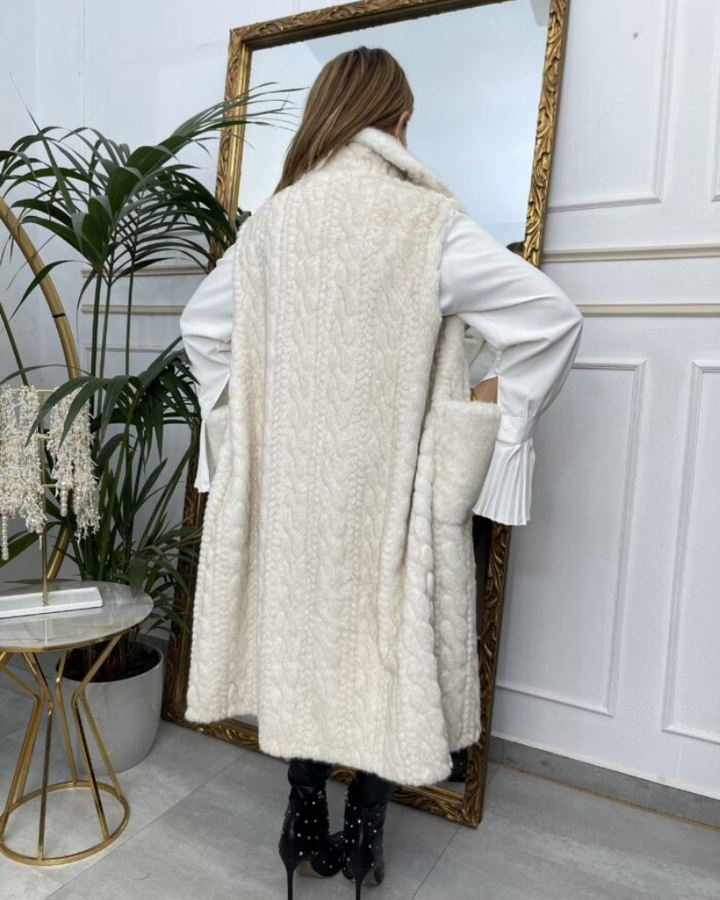 BORANA - Casual Plush Long Vest