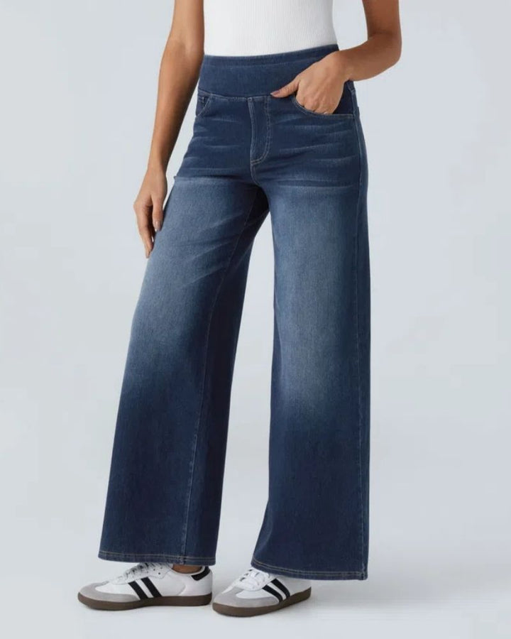 BAMIA - Super Stretch Wide Leg Jeans