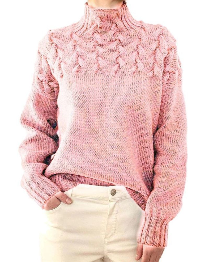 JUDIL - KNITTED TURTLENECK SWEATER