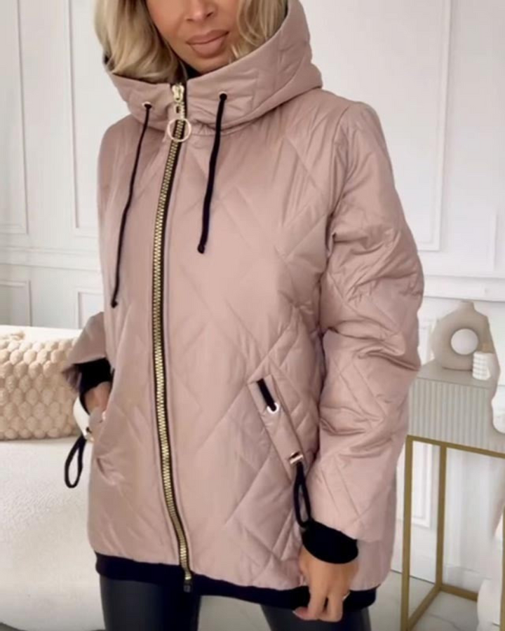 LESIA - STYLISH HOODED COAT