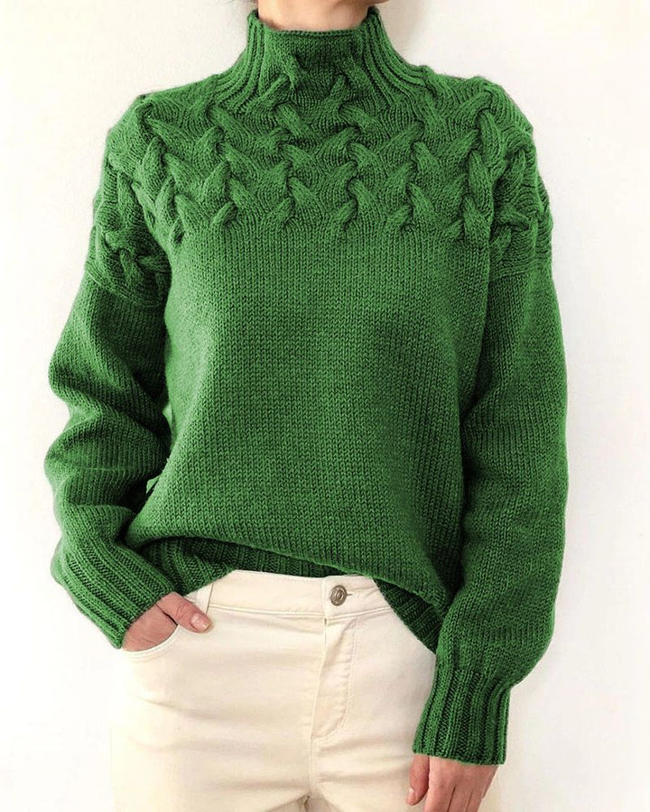 JUDIL - KNITTED TURTLENECK SWEATER