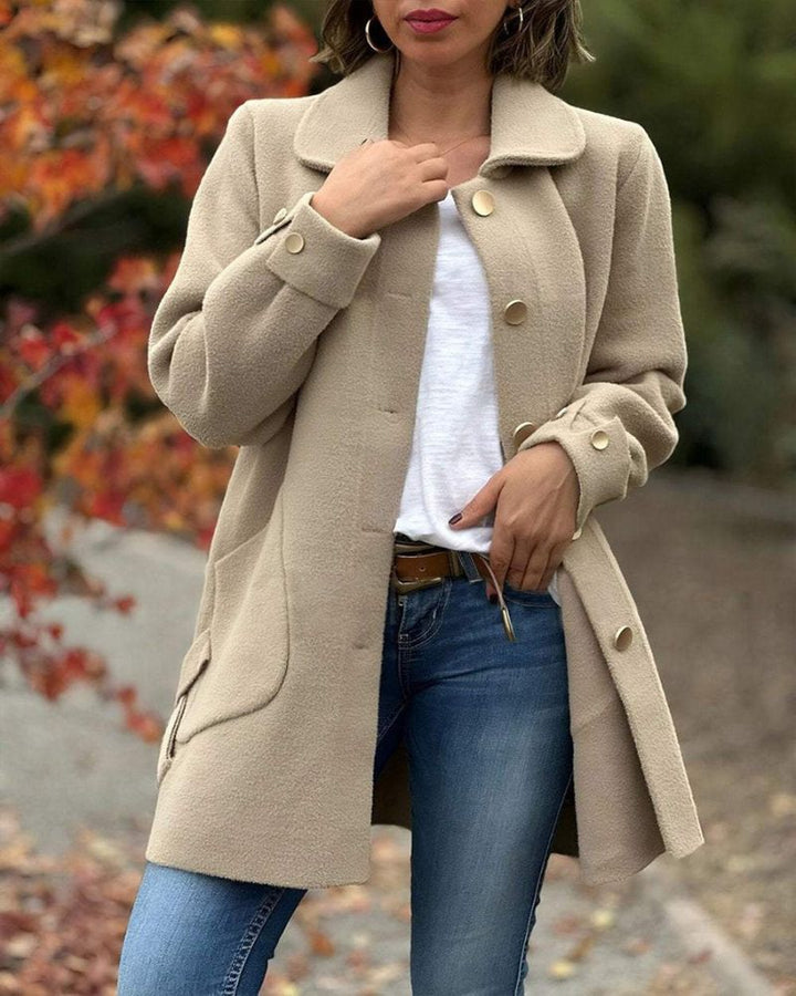 THALIA - Chic Side Bow Casual Top Jacket