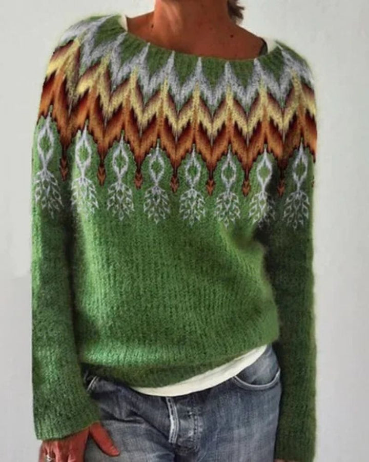 MAPLE - RETRO KNITTED SWEATER