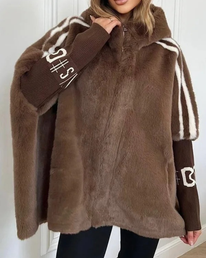 SAMANA - Plush Hooded Jacket