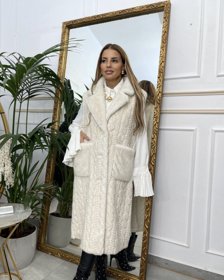 BORANA - Casual Plush Long Vest