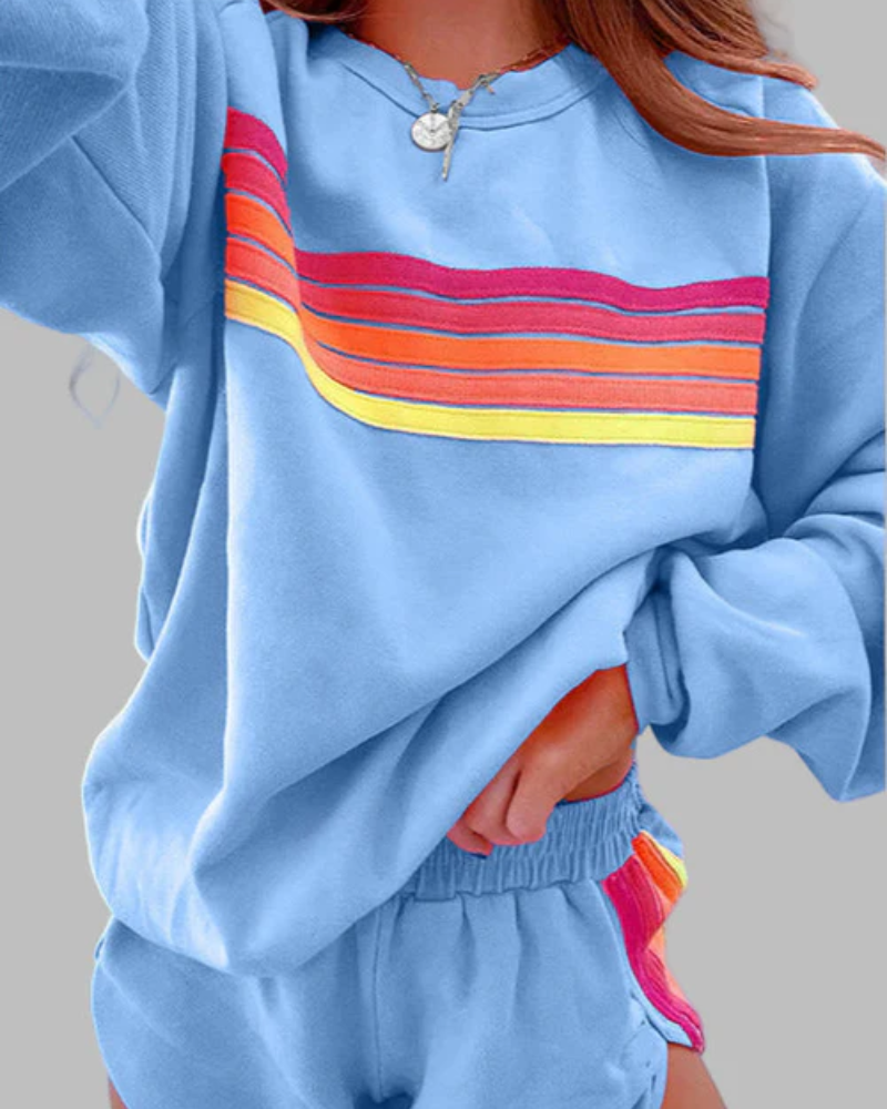 JOVIE - Striped Pajama Set