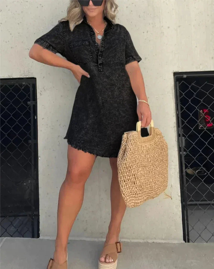 Vera - Denim Shirt Dress