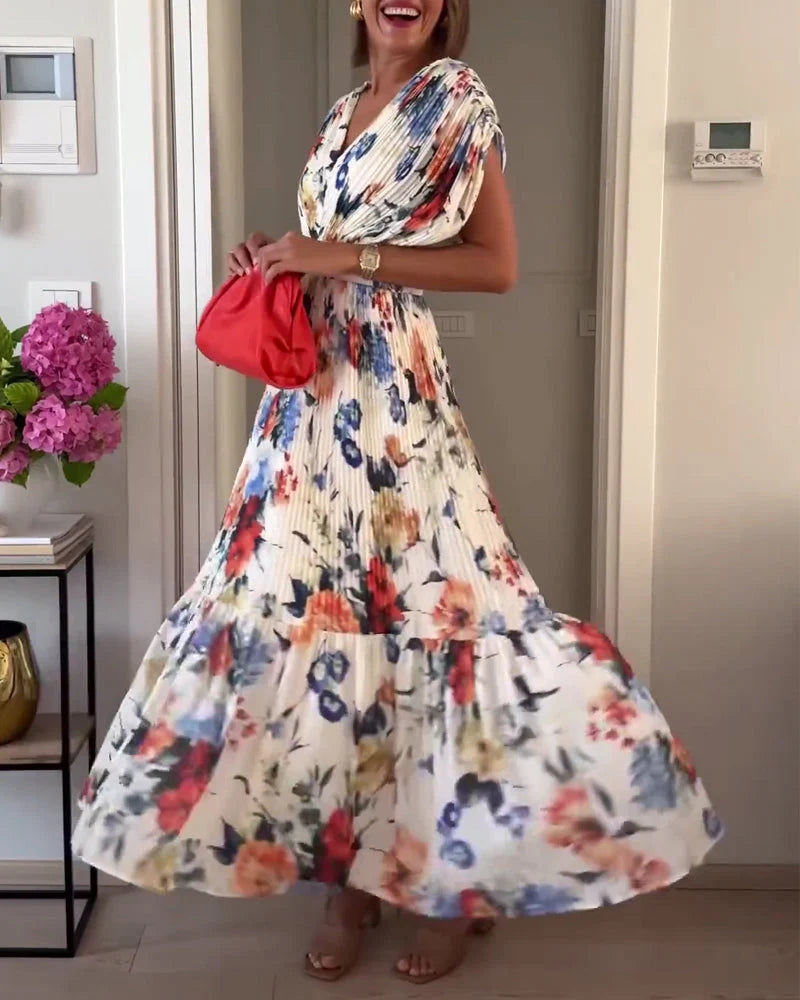 FLORELE - ELEGANT FLORAL DRESS