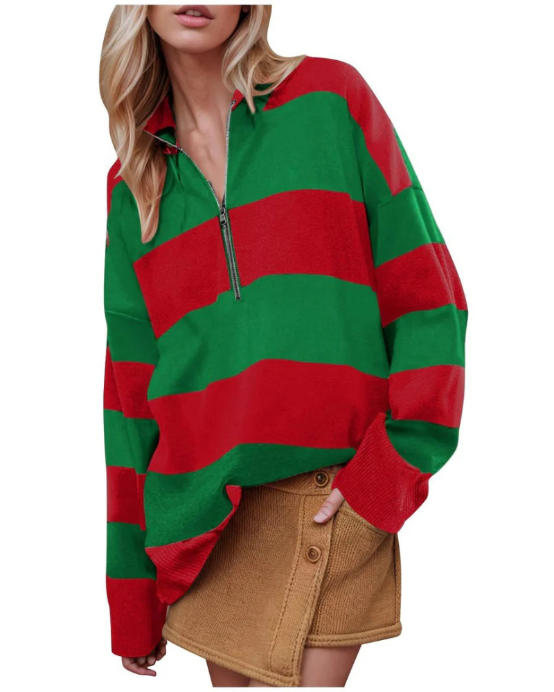 CAMILLA - Comfy Long Sleeve Pullover Sweater